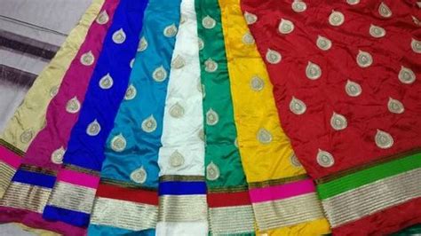 raw silk blue totone embroidery work fabric  rs meter  surat