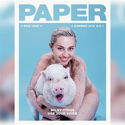 miley cyrus poses naked in paper magazine celebs