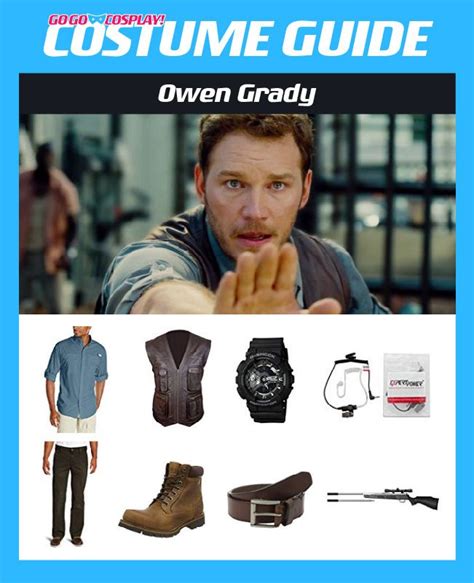 Owen Grady Costume From Jurassic World Diy Cosplay Guide Owen Grady