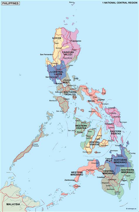 philippines political map eps illustrator map  vector eps maps sexiz pix