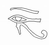 Horus Coloring Eyes Eye Designlooter 67kb 558px Button Using Print sketch template