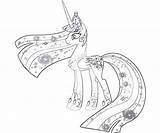 Pony Coloring Little Celestia Princess Pages Twilight Sparkle Alicorn Printable Mlp Print Color Getcolorings Template Poney Getdrawings Colorings Book sketch template