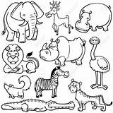 Animales Colorear Para Salvajes Dibujos Animados Imprimir Dibujo Animalitos Desde Guardado Childrencoloring Figuras Infantiles sketch template