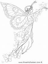 Coloring Fairy Pages Beautiful Drawings Fairies Pins Adult Butterfly Para Colorear Printable Colouring Pheemcfaddell Color Kids Sheets Flying Water Tsgos sketch template