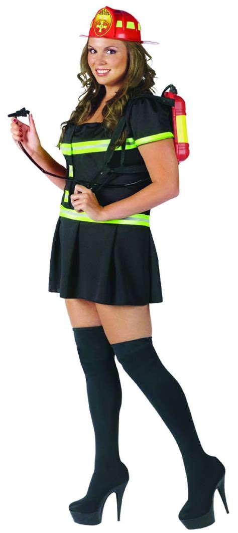 Put Out The Fire Sexy Fireman Dress Costume Adult Plus