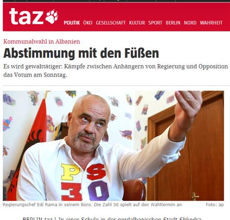gazetat ne gjermani krize  vertete kushtetuese ne shqiperi zgjedhjet
