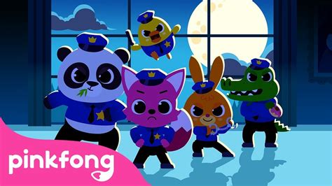 pinkfong  police game play kids app pinkfong game pinkfong