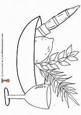 Coloring Pages Sukkot Sukkah Printable Library Clipart Popular sketch template