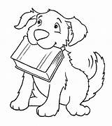 Coloring Book Pages Dog Reading Books Kids Biting Colouring Print Printable 626d Color Sheets Forget Dont Getcolorings sketch template
