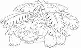 Venusaur Pokemon Coloring Pages Getcolorings Mega Getdrawings sketch template
