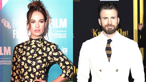 Are Lily James And Chris Evans Dating She Won’t Confirm Or Deny