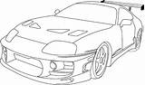 Jdm Supra Furious Educative Race sketch template