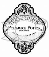 Potion Polyjuice Potions sketch template