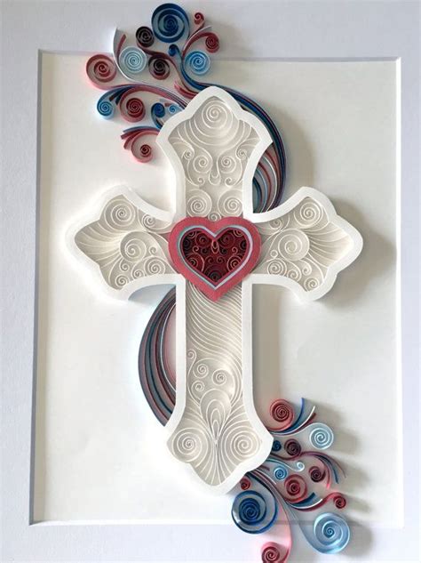 quilled cross paper art quilling designs paper quilling