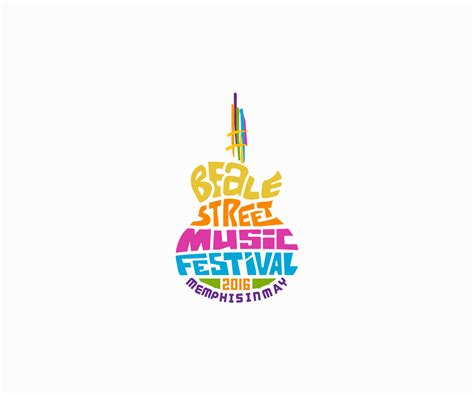 festival logo design   beale street  festival  luiz otavio  design festival