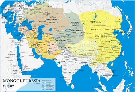 mongol eurasia   turkic languages semitic languages asia map