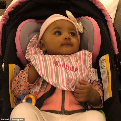 cardi b shares very first photo of daughter a day after announcing her split from husband offset