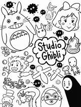 Ghibli sketch template