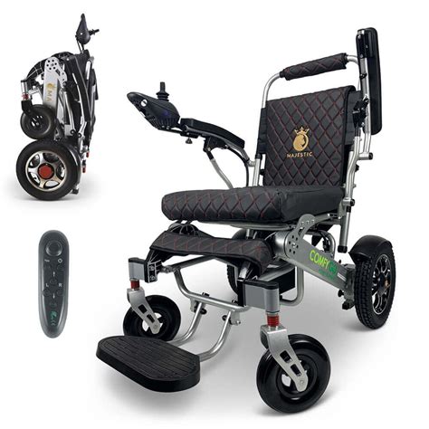 electric wheelchair dual motorized foldable lightweight power