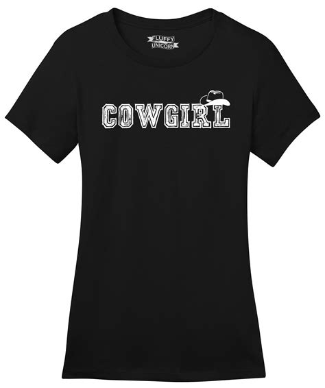 Cowgirl Soft Ladies T Shirt Cute Country Western Southern Women Tee
