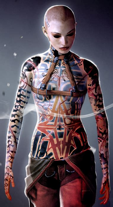 jack mass effect 2 i had a praha pg with her face torque had her head shaved and her body