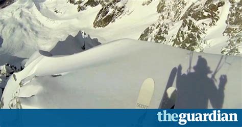 Speed Riding An Avalanche Video Sport The Guardian