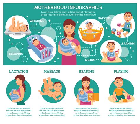 motherhood infographic set 478671 vector art at vecteezy