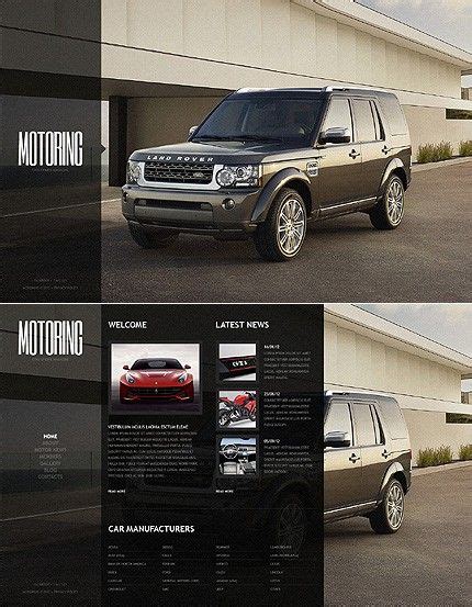 awesome interactive html luxury car web design moving vehicles
