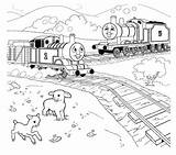 Coloring Sheep Sodor Coloringkidz sketch template