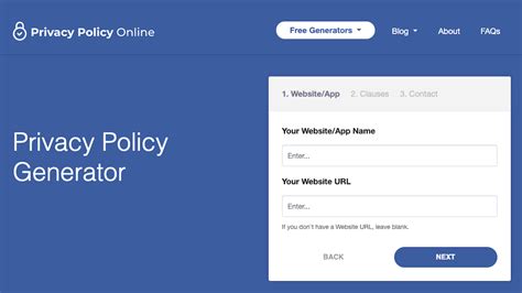 privacy policy  easy    generator