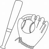 Baseball Coloring Pages Bats Large Printable sketch template