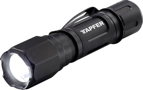 tapfer ltf zaklamp werkt op een accu led instelbare puntgrootte met riemclip  lm