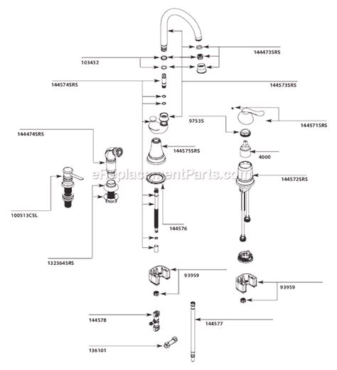 pfister kitchen faucet repair parts diagram reviewmotorsco