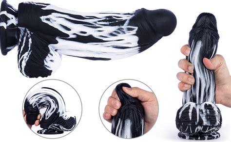 Big Black Dildo With Suction Cup 10 Inch Fantasy Silicone Dragon Huge