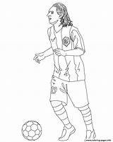 Messi Joueur Barcelone Lionel Colorier Rashford Fois Imprimé sketch template