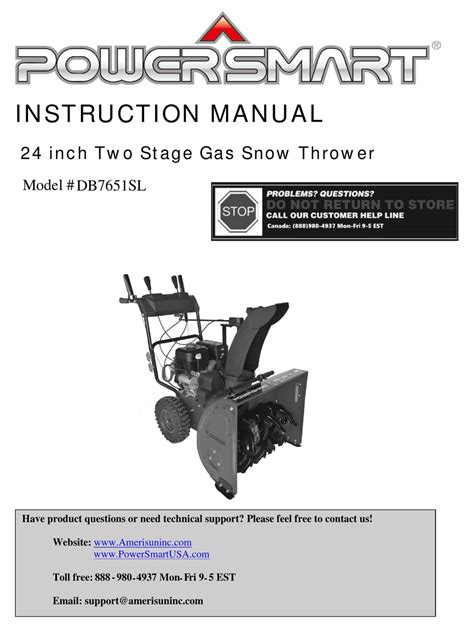 powersmart dbsl instruction manual   manualslib