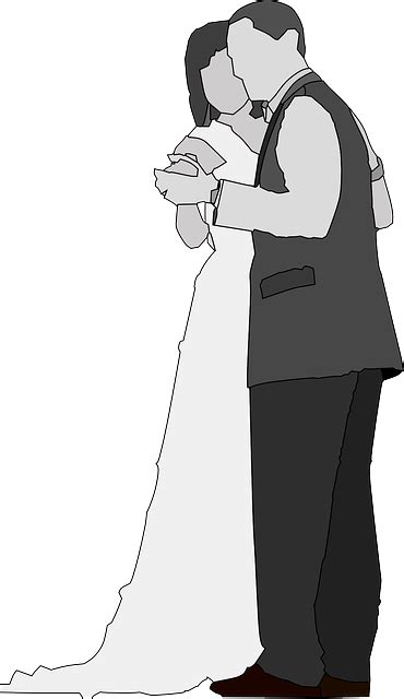 svatba Ženich nevěsta · vektorová grafika zdarma na pixabay