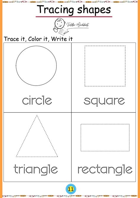 printable shape activities  preschoolers printable templates
