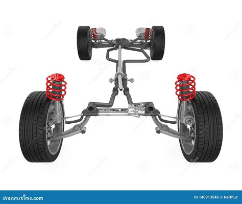 car suspension system isolated stock illustration illustration  tire shock