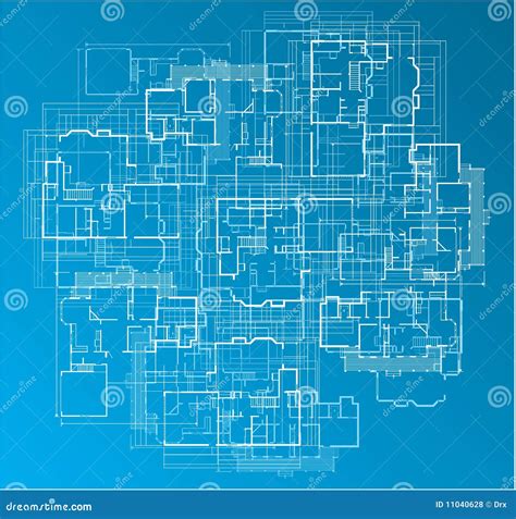 building blueprint royalty  stock  image