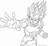 Vegeta Coloring Pages Drawing Super Goku Fukkatsu Saiyan Dragon Ball God Ssgss Lineart Drawings Ssjgod Ss Color Getdrawings Kids Printable sketch template