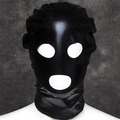 Buy Ikoky Sex Headgear Open Mouth Eye Hood Mask Erotic
