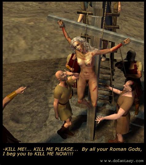 roman women crucifixion by markus