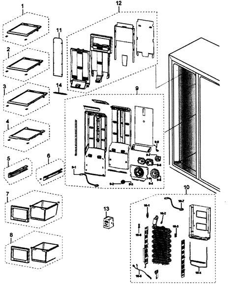 diagram  samsung refrigerator