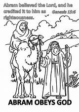 Abraham Obeys Calls Alkitab Cerita Esau Yakub Mewarnai Abram Warnai sketch template