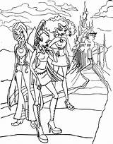 Coloring Winx Club Book Pages Popular sketch template