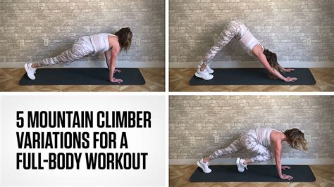 mountain climber variations   full body workout