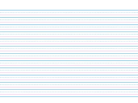 fundations writing paper lines printable