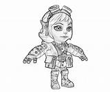 Legends League Tristana Coloring Pages Shot Character Another Temtodasas sketch template