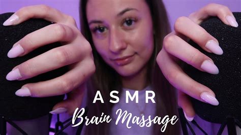 Asmr Sleep Inducing Brain Massage 😴 Mic Scratching Youtube